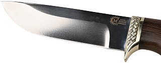 Нож ИП Семин Егерь кованая сталь Х12МФ венге литье - фото 6