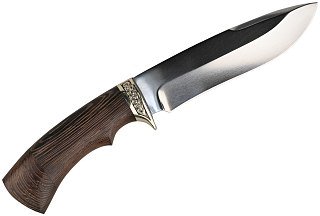 Нож ИП Семин Скиф кованая сталь 95x18 венге литье - фото 2