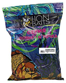 Базовая смесь Lion Baits Ловит и точка универсальная 1кг - фото 1