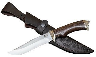 Нож ИП Семин Князь кованая сталь Х12МФ литье венге - фото 1