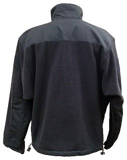 Куртка Mil-tec Fleece M R/S patch black - фото 3